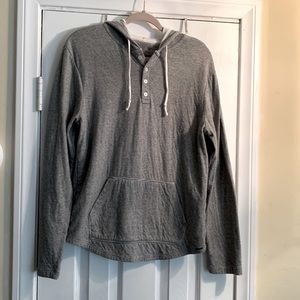Mens On The Byas Hooded buttoned Sweatshirt